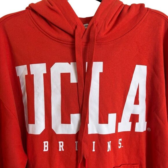 H&M UCLA Bruins Oversized Orange & White Hoodie Sweatshirt Size Large NEW - Picture 8 of 13